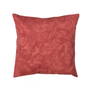 Arredi & Arredi - Cuscino arredo effetto spatolato Rosso