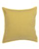 copricuscino arredo Velour giallo pallido