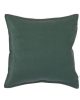 copricuscino arredo Velour verde foresta