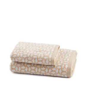 asciugamano con ospite sempione beige