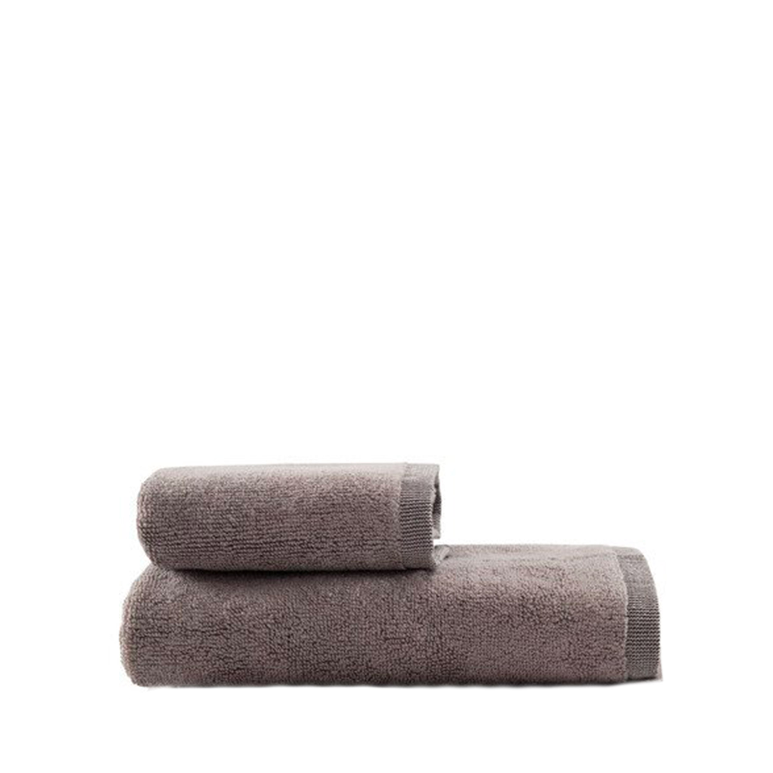 set-asciugamani-new-shades-granfoulard-bassetti-grigio set di asciugamani double face New Shades di Granfoulard Bassetti grigio tortora-grigio perla