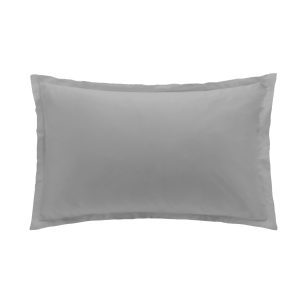 federa in seta color grigio acciaio con tre volants della collezione Royal di Reevèr