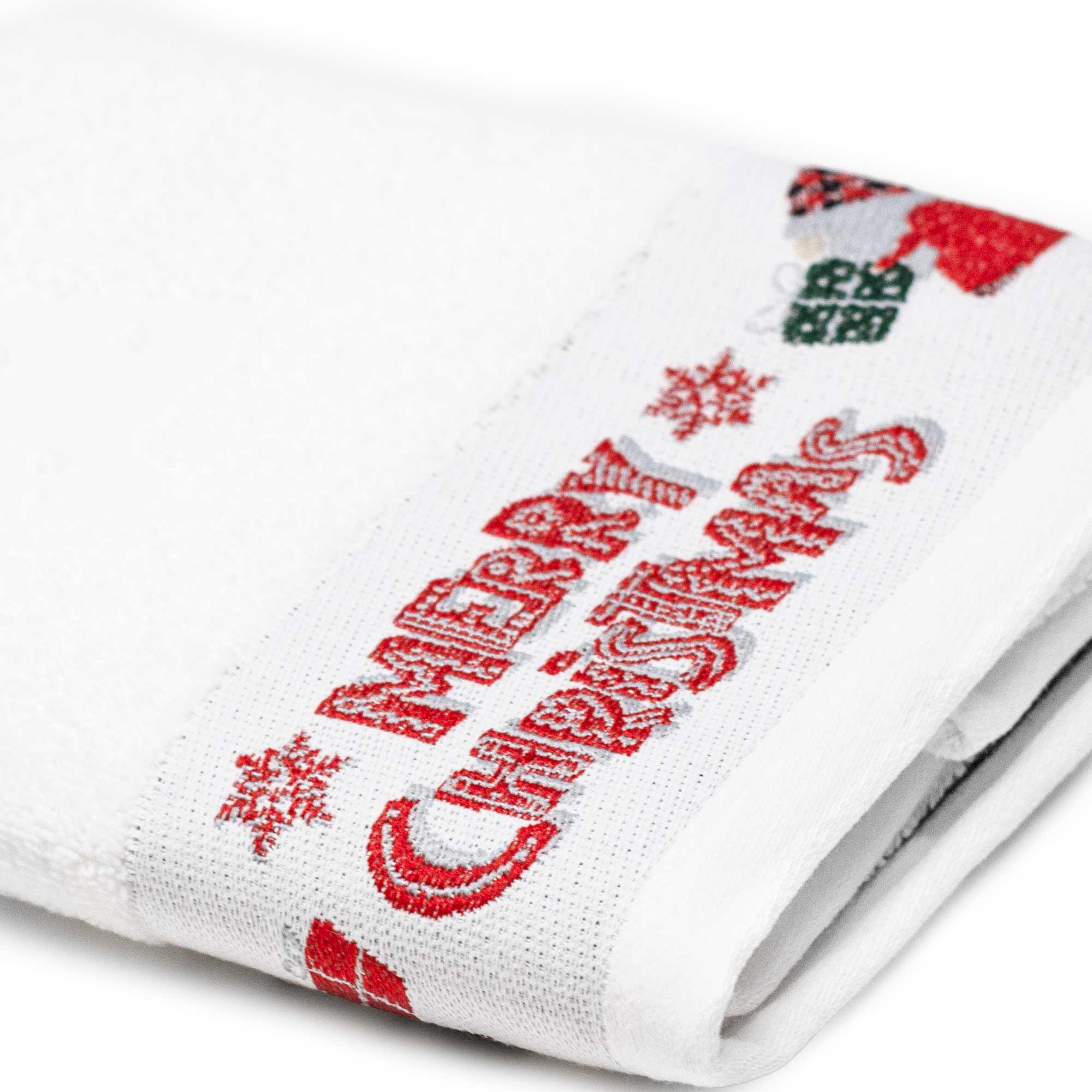 dettaglio-asciugamano-natalizio-merry-christamas-mae-bianco