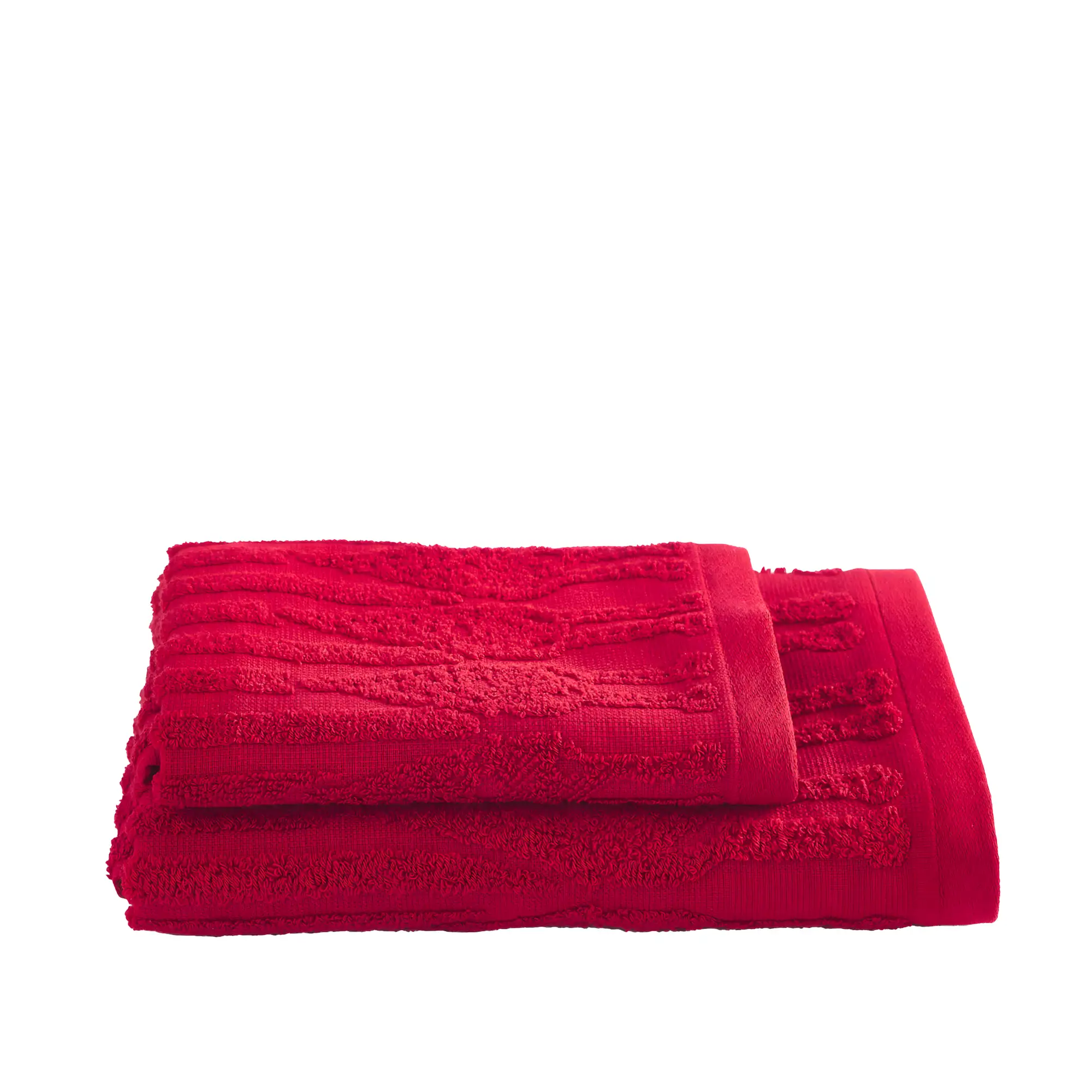 asciugamano-gnomi-jacquard-mae-rosso Asciugamano natalizio rosso con gnomi jacquard