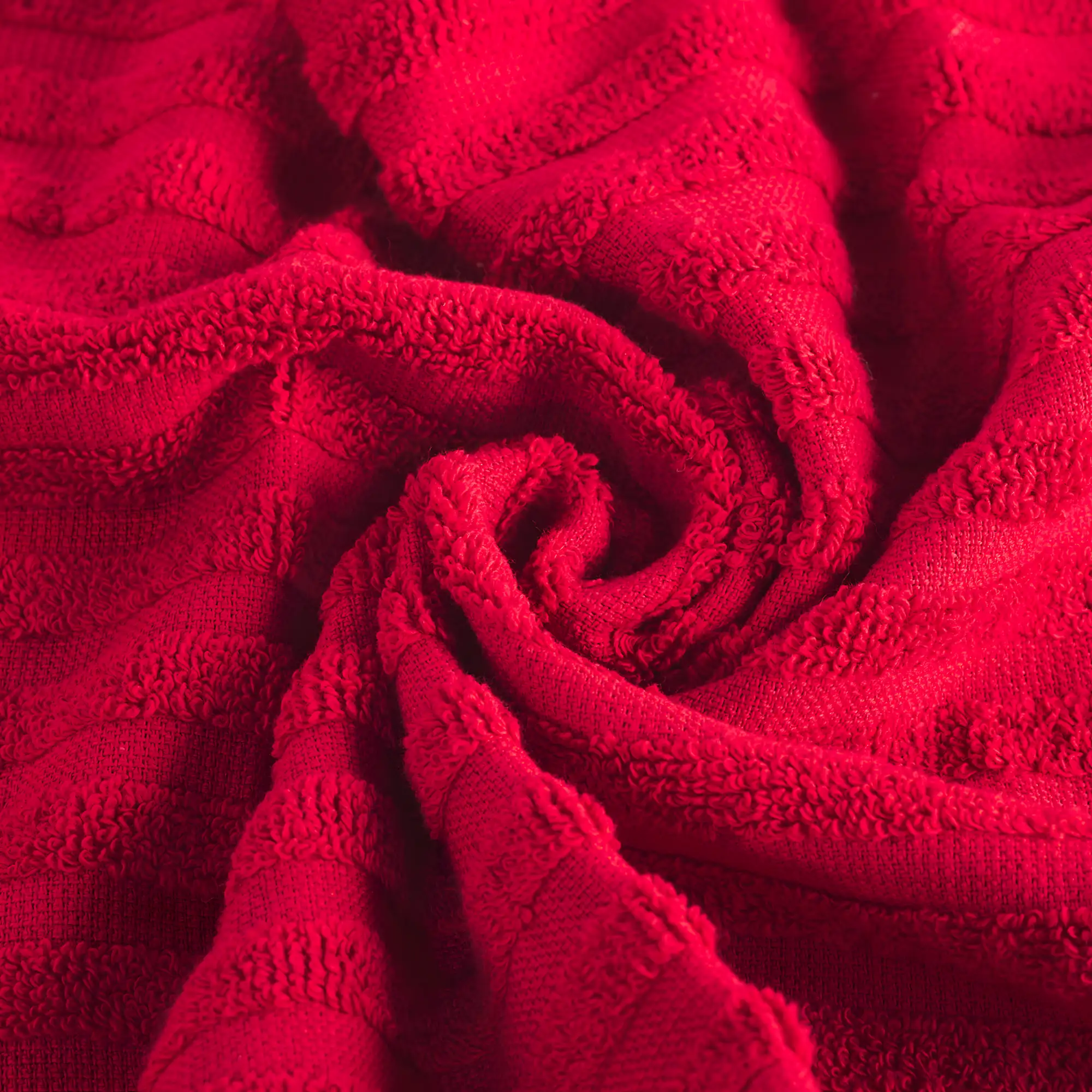 zoom-asciugamano-gnomi-jacquard-mae-rosso dettaglio Asciugamano natalizio rosso con gnomi jacquard