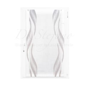 tenda a pannello Tundra con righe tortora