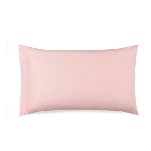 Federa Zucchi Clic Clac con bottoncini in percalle di cotone Rosa Peonia