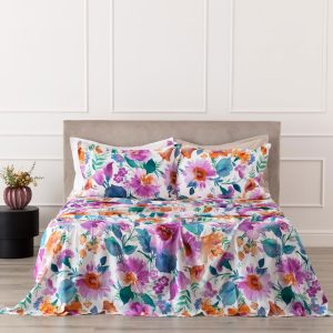 lenzuola matrimoniali Melika di Riviera multicolor