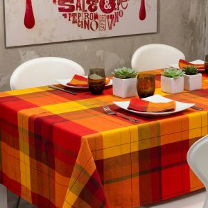 tovaglia scozzese tinto in filo stirling di Vallesusa Casa