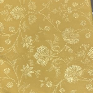 zoom tovaglia natalizia jacquard oro Brindisi oro tono su tono di Vallesusa Casa