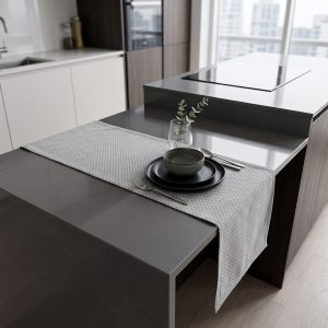 runner pointesse ambientato grigio tortora