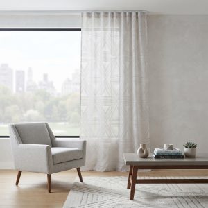 Tenda su misura con rombi jacquard su tessuto morbido Geometriko