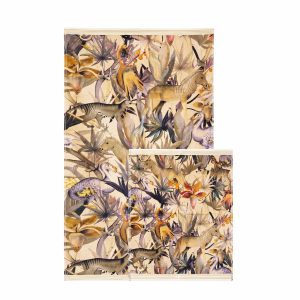 asciugamano con ospite beige Dodo collezione Extinct Inhom